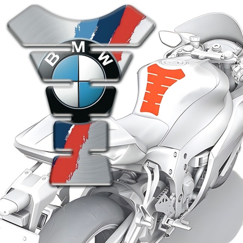 BMW Tank Guard Pads Aluminium effect 