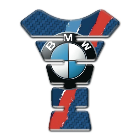 BMW Tank Pad Protector Navy Blue carbon Base Classic Logo 
