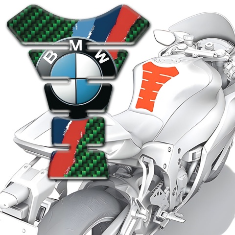 BMW Tank Protector Green Carbon Design 