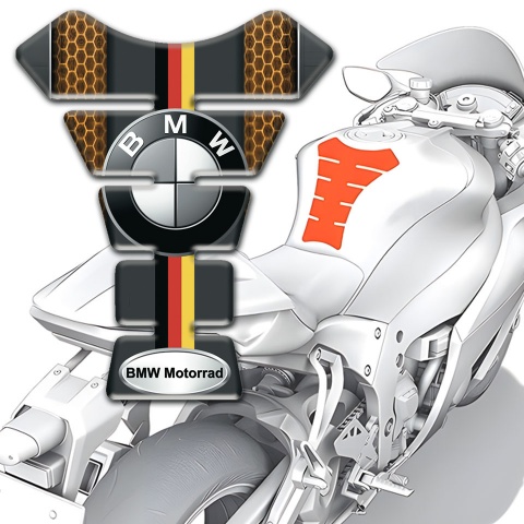 BMW Tank Pad Protector Honeycomb element Motorrad Edition 