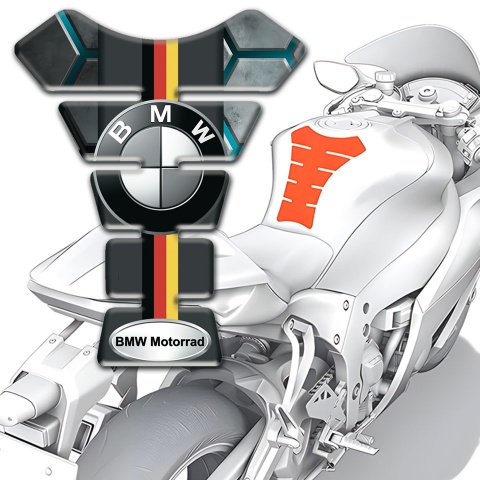 BMW Tank Protector German Flag Style Unique Design 