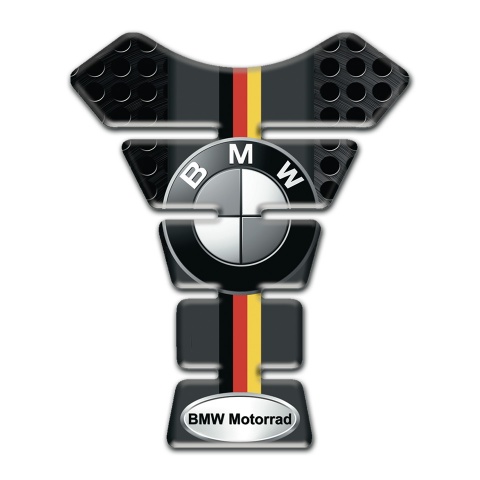 BMW Tank Guard Pads Perforated effect German Flag motive 