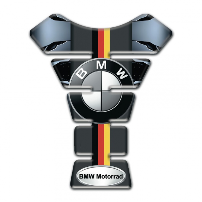 BMW Tank Guard Pads German Flag logo Style 