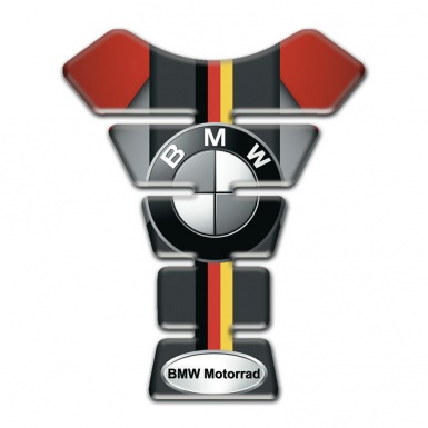 BMW Tank Guard Pads German Flag Style 
