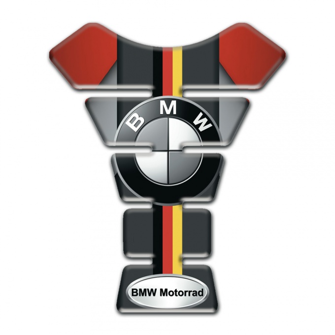 BMW Tank Guard Pads German Flag Style 