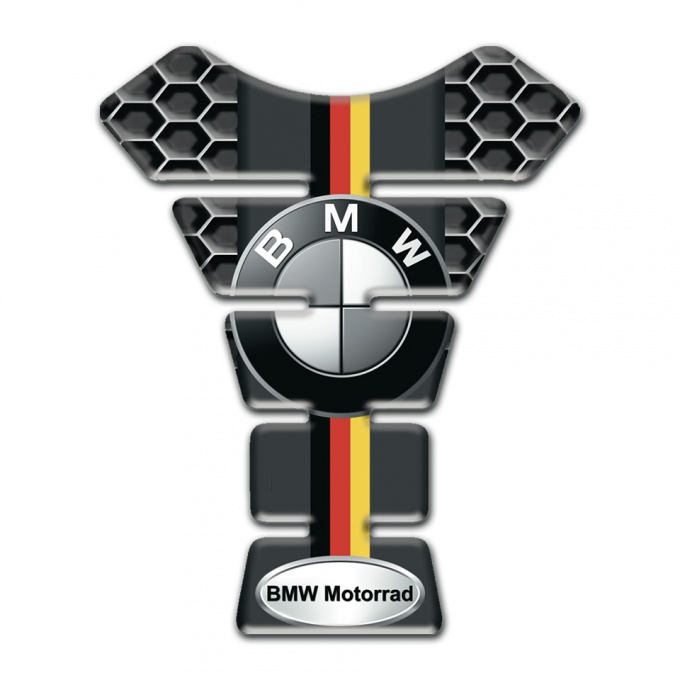 BMW Tank Protector Perforated Steel Base German Flag Edition 