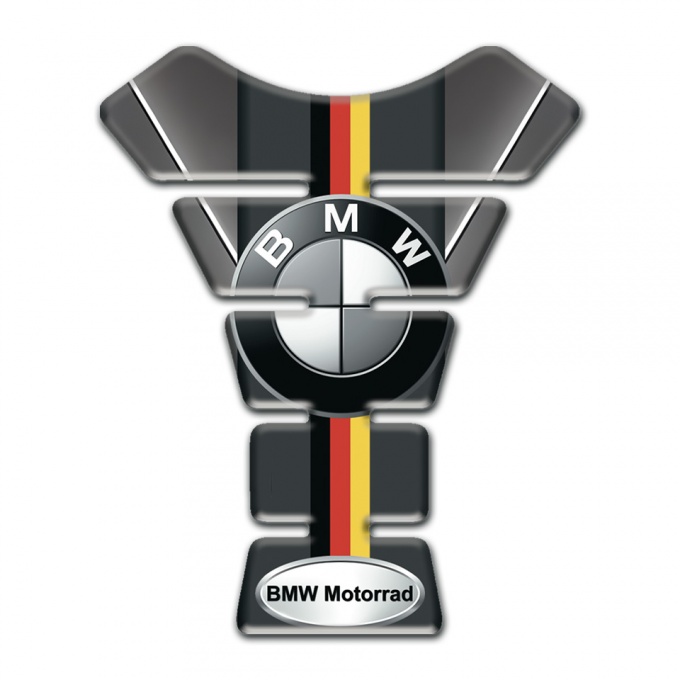 BMW Motorrad Tank Guard Pads Center Stcker with German Flag 