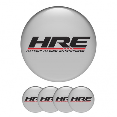 HRE Wheel Center Cap Domed Stickers Hattori Racing Enterprises