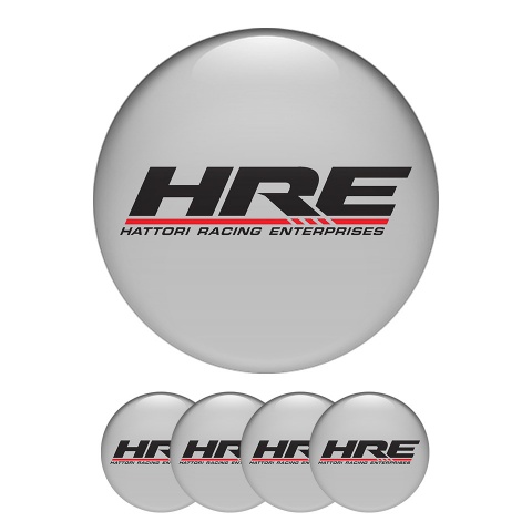 HRE Wheel Center Cap Domed Stickers Hattori Racing Enterprises