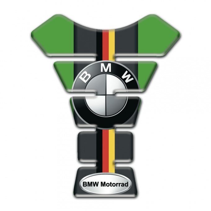 BMW Motorrad  Tank Protector Green Black base with German Flag print