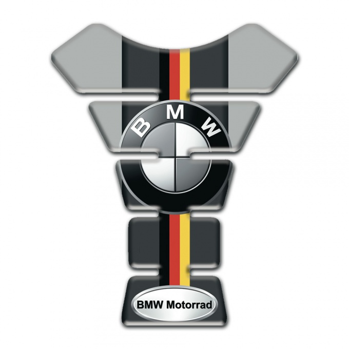 BMW Tank Pad Protector Grey Black Base German Flag Print 