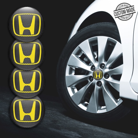 Honda Wheel Emblems for Center Caps Steel Edition