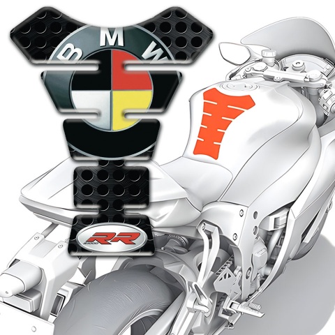 BMW Tank Guard Pads dark Base RR Style 