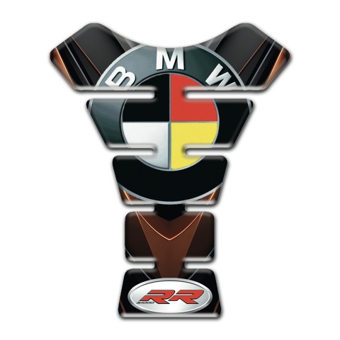 BMW RR Tank Guard Pads Brown Color Motive 