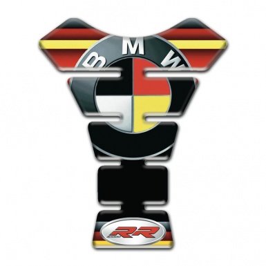BMW Tank Protector Colorful Lines Base and German Flag Logo 