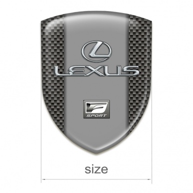 Lexus Emblem Exterior Light Carbon Style