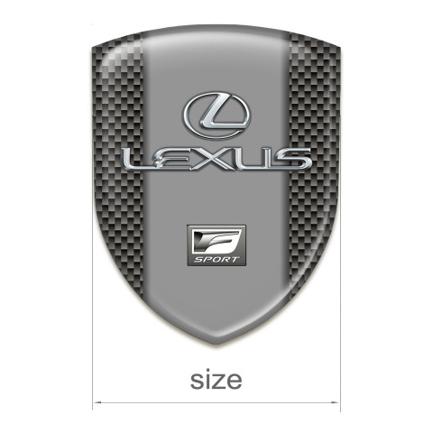 Lexus Emblem Exterior Light Carbon Style