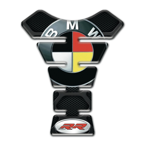 BMW RR Tank Pad Protector Stylish Dark base Design 