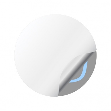 Honda Domed Stickers for Center Caps Black Navy