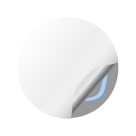 Honda Domed Stickers for Center Caps Black Navy
