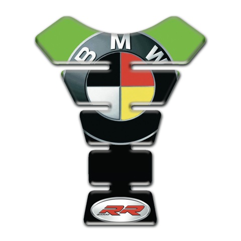 BMW Tank Pad Protector Green Black base Decoration German Flag Logo 