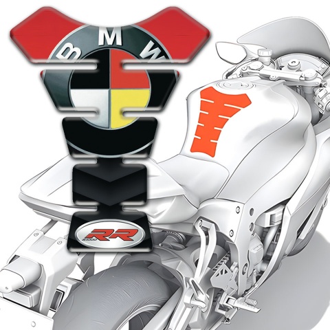 BMW Tank Guard Pads Racing Edition Design RR Style 