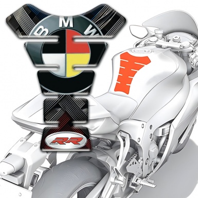 BMW Tank Pad Protector Anti Slip Sticker Unique Decoration 