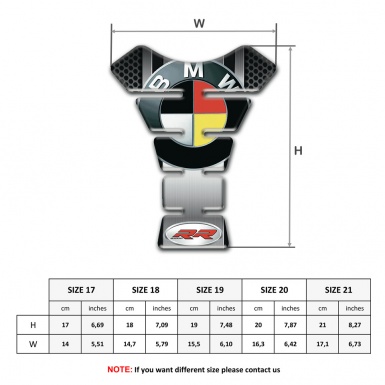 BMW RR Edition Tank Protector New Logo style 