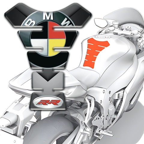 BMW RR Edition Tank Pad Protector Silicone Sticker 
