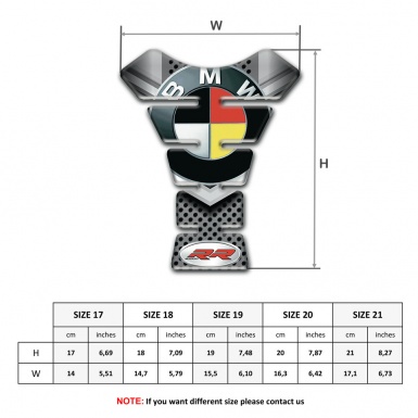 BMW RR edition Anti Slip Sticker Anti Slip Sticker Premium Quality 