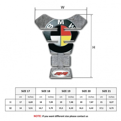 BMW RR Edition Tank Protector Stone Base effect 