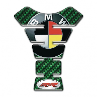 BMW RR Style Tank Protector Green Carbon Design 