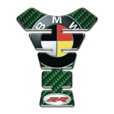 BMW RR Style Tank Protector Green Carbon Design 