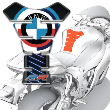 BMW RR Tank Fuse Neon Stripes base New Logo 