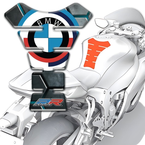 BMW Tank Protector 3D base Effect and round logo Style 
