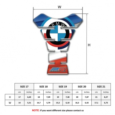 BMW RR Tank Fuse Red White Blue Base Design 