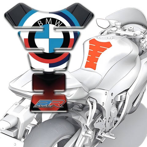 BMW RR Edition Anti Slip Sticker Tank Fuse 