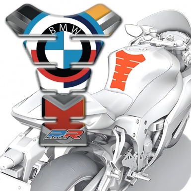 BMW RR Tank Pad Protector Multicolored Version 