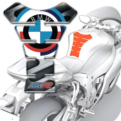 BMW RR  Tank Protector High End Silicone Sticker 