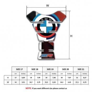 BMW RR Center Tank Guard Pads Best design 
