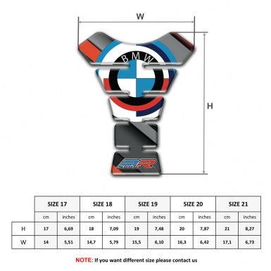 BMW RR Edition Tank Protector Motorcycle High End Design 