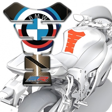 BMW RR Tank Guard Pads Bronze Nuance 
