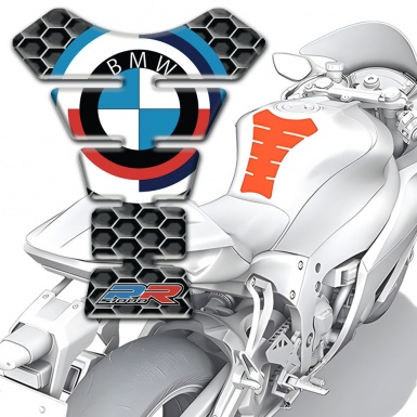 BMW RR Version Tank Fuse Perforated Steel Design 