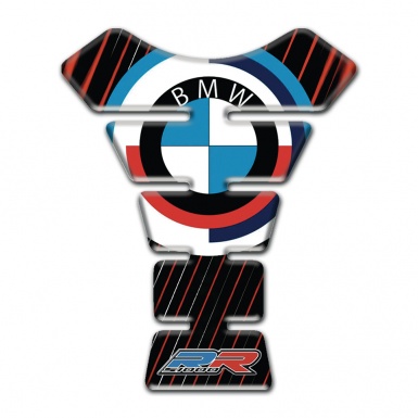 BMW Tank Fuse Black Base with Red Diagonal lines 