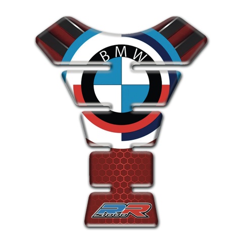 BMW RR version Tank Protector Red Hexagons Base Design 