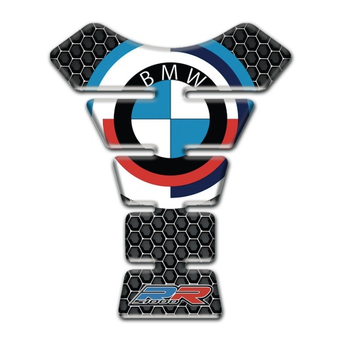 BMW RR style Perforated Metal Effect Tank Protector 