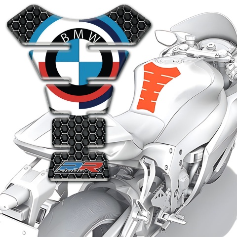 BMW RR style Perforated Metal Effect Tank Protector 