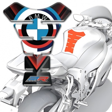 BMW Tank Guard Pads Motorcycle RR Edition New Logo style 