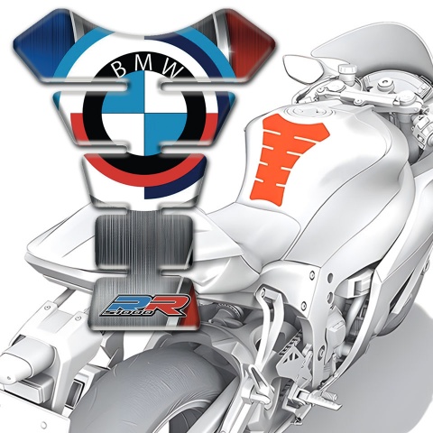 BMW Tank Fuse Anti Slip Sticker RR Version New Logo style 