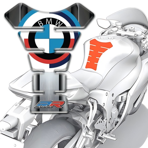 BMW Tank Pad Protector RR Version High-Quality Round logo Design 